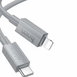 Кабель Type-C - Type-C Hoco X107 1м 3A 60W серый
