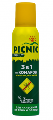Аэрозоль от всех кровососущих Picnic Family 3в1 150мл