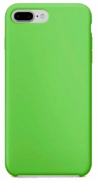 Чехол накладка силикон Silicone Case iPh 7/8 Plus салатовый аналог