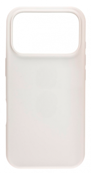 Чехол накладка силикон Silicone Case iPh 17 Pro Max белый аналог
