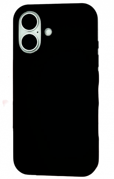 Чехол накладка силикон Silicone Case iPh 17 черный аналог