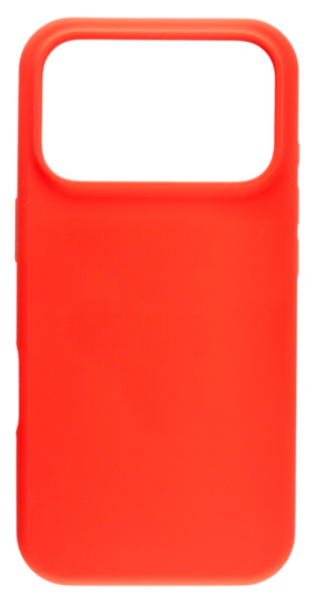 Чехол накладка силикон Silicone Case iPh 17 Pro Max красный аналог