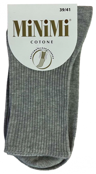 Носки женские длинные Minimi Cotone 1203 светло-серые 25-27рн 39-41ро