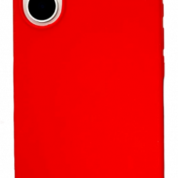 Чехол накладка силикон Silicone Case iPh 17 красный аналог