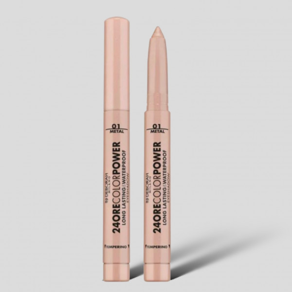 Тени-карандаш для век Deborah 24ORE Color Power 01 1,4гр 10683 -