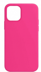 Чехол накладка силикон Silicone Case iPh 14 Pro ярко-розовый аналог