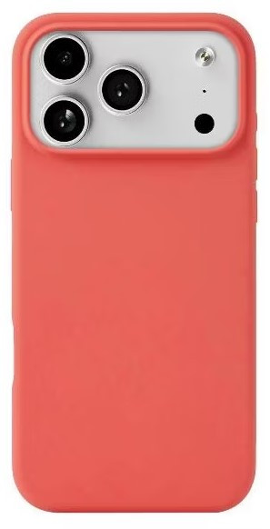 Чехол накладка силикон Silicone Case iPh 17 Pro Max коралловый аналог
