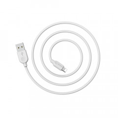 Кабель USB - Lightning Borofone BX14 2м 2,4A белый