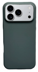 Чехол накладка силикон Silicone Case iPh 17 Pro Max графитовый аналог