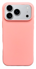Чехол накладка силикон Silicone Case iPh 17 Pro ярко-розовый аналог