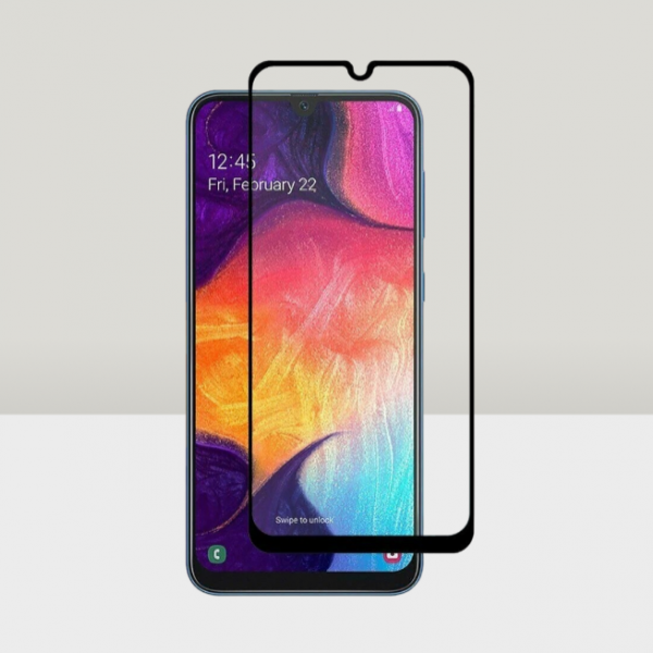 Защитное стекло 3D Samsung Galaxy A04/A04S черное Brauffen