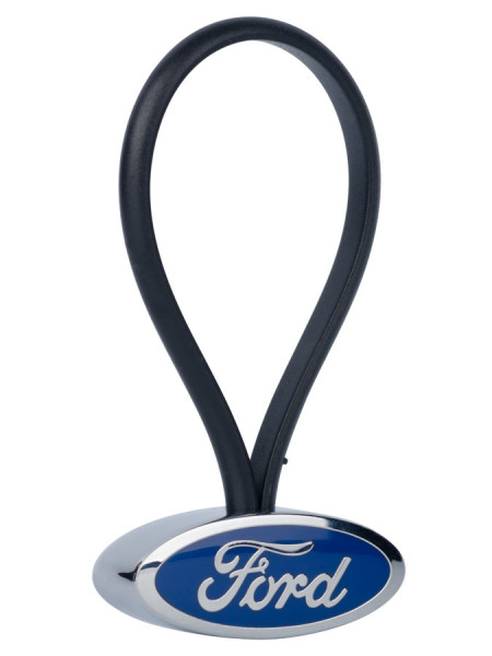 Брелок-подвеска автомобильный LB металл-кожа Ford