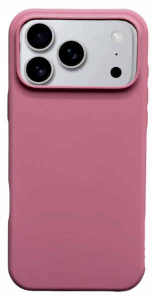 Чехол накладка силикон Silicone Case iPh 17 Pro Max пыльно-розовый аналог