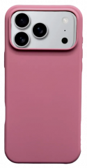 Чехол накладка силикон Silicone Case iPh 17 Pro Max пыльно-розовый аналог