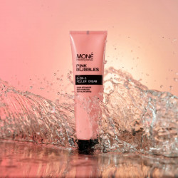 Крем-филлер для волос MONE Pink Bubbles с молочной кислотой Увлажняющий 100мл 394591