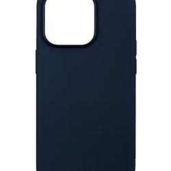 Чехол накладка силикон Silicone Case iPh 15 Pro темно-синий аналог