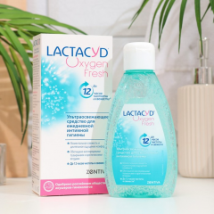 Гель для интимной гигиены Lactacyd с молочной кислотой Ультроосвежающий ежедневный уход 200мл 020327