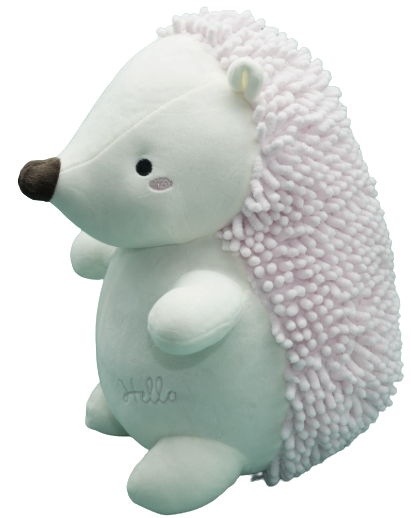 Игрушка мягкая LB 30см Ёжик розовый 07701
