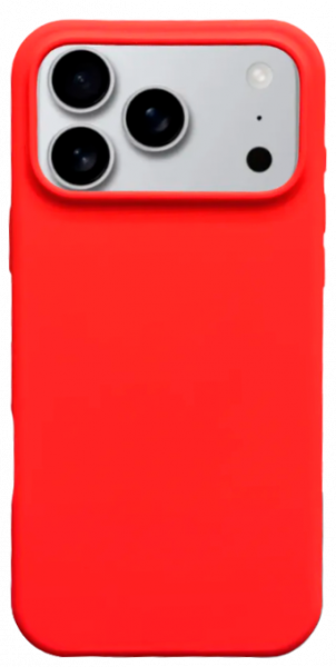 Чехол накладка силикон Silicone Case iPh 17 Pro коралловый аналог
