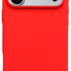 Чехол накладка силикон Silicone Case iPh 17 Pro коралловый аналог