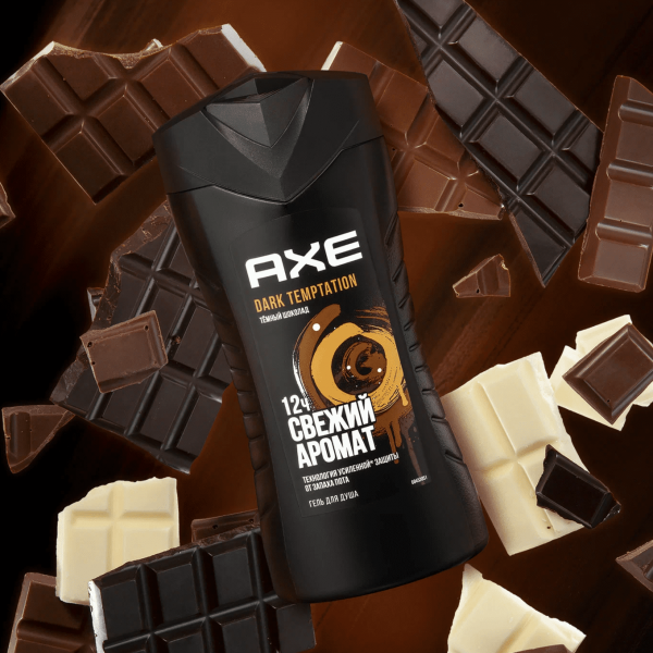 Гель для душа Axe Dark Temptation c экстрактом темного шоколада 250мл 68453050