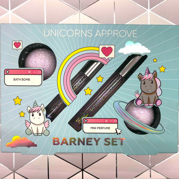 Туалетная вода + шары бурлящие для ванны Unicorns Approve 2шт*10мл/2шт*50гр LTA022901
