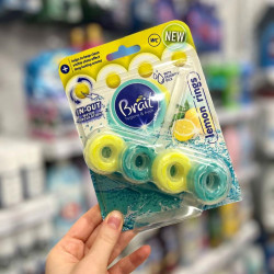 Ароматизатор для туалета блок Brait (Lemon rings) 40г