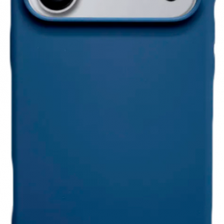 Чехол накладка силикон Silicone Case iPh 17 Pro Max темно-синий аналог