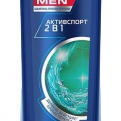 Шампунь Clear Men Активспорт 2в1 с ментолом Ультраосвежающий 400мл 144626