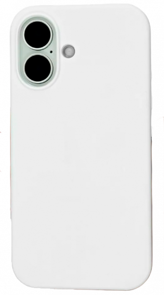 Чехол накладка силикон Silicone Case iPh 17 белый аналог