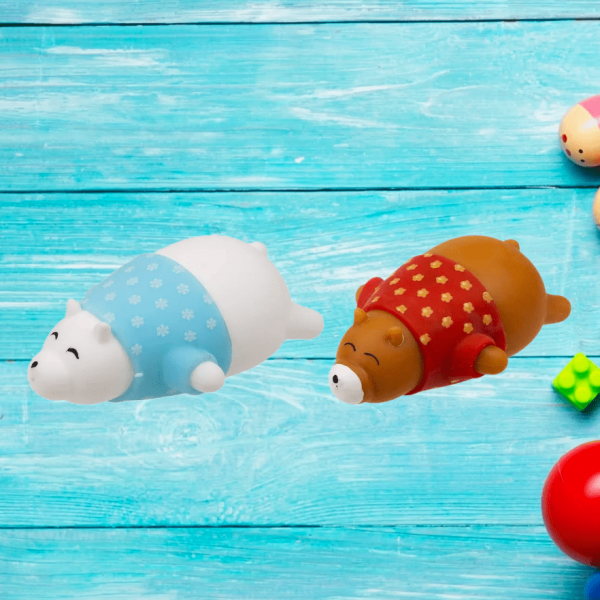Игрушка антистресс 1Toy Крутой замес Жмяка Мишка в рубашке T23812