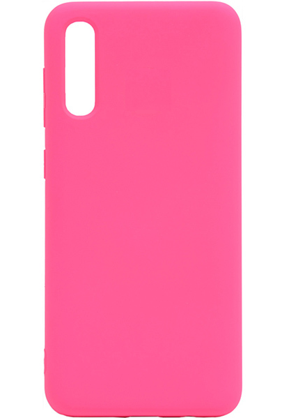 Чехол накладка силикон Silicone Cover Samsung Galaxy A30S/A50/A50S розовый аналог