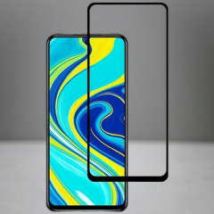 Защитное стекло 3D Xiaomi Redmi Note 9S/9 Pro/Poco X3/X3 Pro/Mi 10i/Mi 10T Lite черное LBR/SPI/NSK