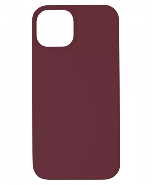 Чехол накладка силикон Silicone Case iPh 15 бордовый аналог