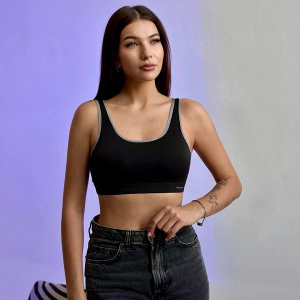 Топ женский (спортивный) LB Alexis&Kayla 2067 (цвета в ассорт) (one size)