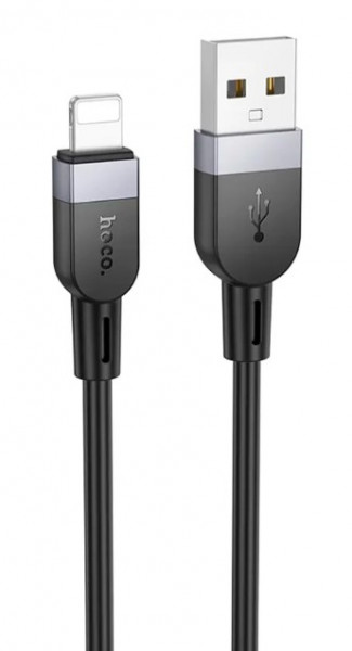 Кабель Type-C - Lightning Hoco X109 2м 3A 27W черный