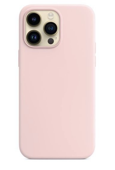 Чехол накладка силикон Silicone Case iPh 14 Pro пыльно-розовый аналог