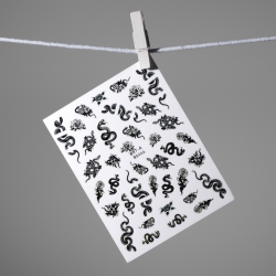 Наклейки для дизайна ногтей Art-A 3D 466 493869
