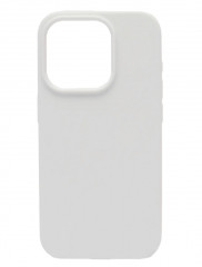 Чехол накладка силикон Silicone Case iPh 15 Pro белый аналог