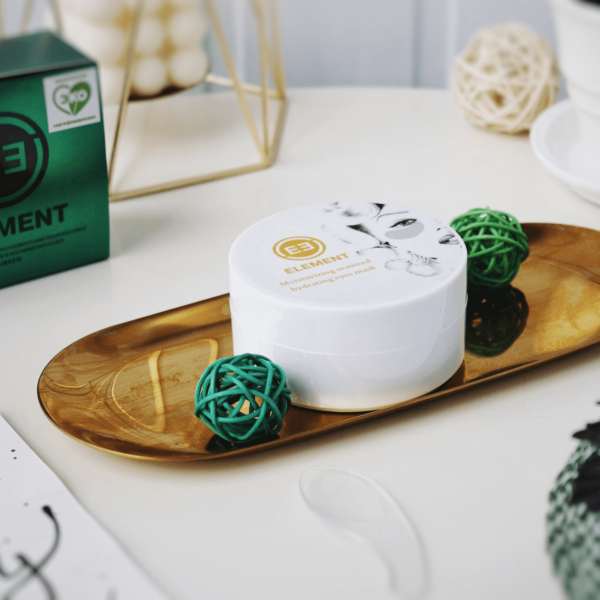 Патчи для зоны вокруг глаз гидрогелевые Element Green c микроэлементами Увлажняющие 30пар 32006