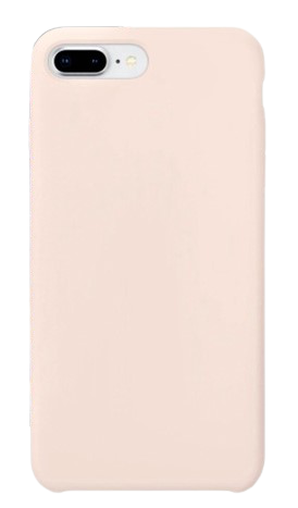 Чехол накладка силикон Silicone Case iPh 7/8/SE2/SE3 пыльно-розовый аналог