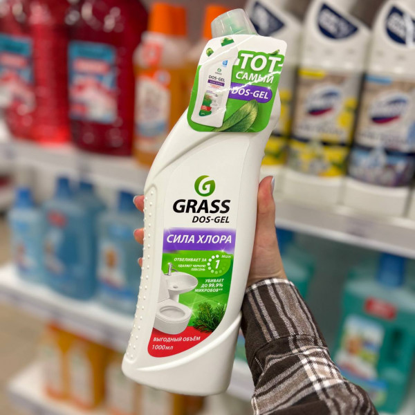 Средство для ванной комнаты Grass Dos-Gel 1л гель 125436