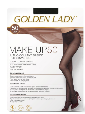 Колготки женские Golden Lady Make Up 50den Nero (2-S)