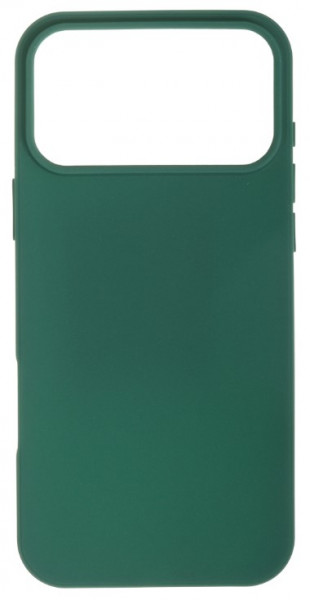 Чехол накладка силикон Silicone Case iPh 17 Pro Max темно-зеленый аналог