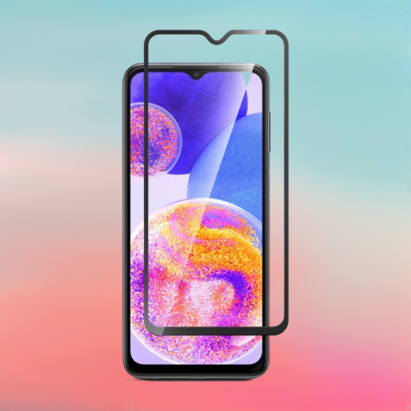 Защитное стекло 3D Samsung Galaxy A23 тех. уп. черное SPI/LBR