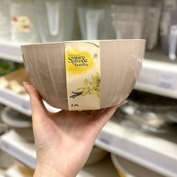 Миска Sugar&Spice Vanila пластик 22см 2,8л SE18761