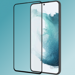 Защитное стекло 3D Samsung Galaxy S22 тех. уп. черное SPI