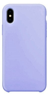 Чехол накладка силикон Silicone Case iPh XS Max сиреневый аналог