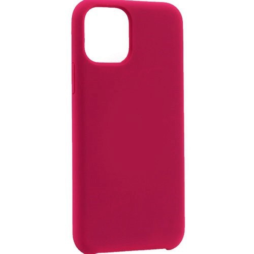 Чехол накладка силикон Silicone Case iPh 11 Pro малиновый аналог