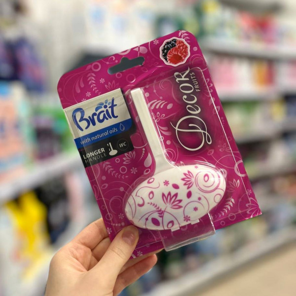 Ароматизатор для туалета блок Brait (Fruits) 40гр